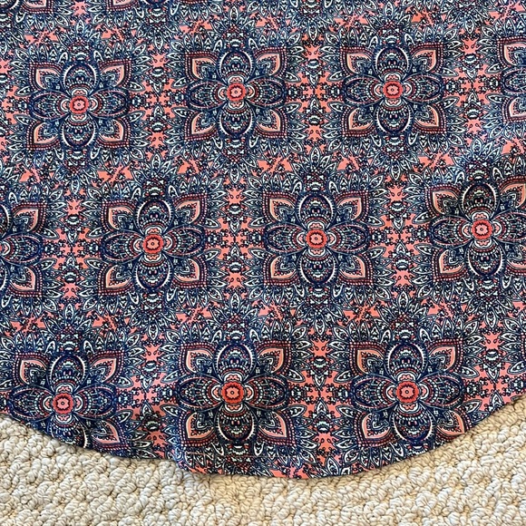 Joie Silk Colorful Mandala Scoop Neck Silk Tank Top - Picture 4 of 7